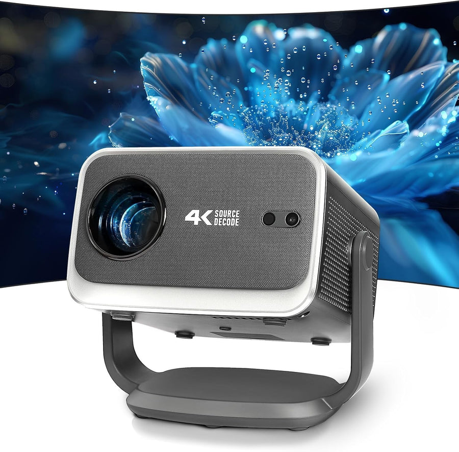1080P Smart Projector WiFi Bluetooth Auto Focus 4K Rotatable