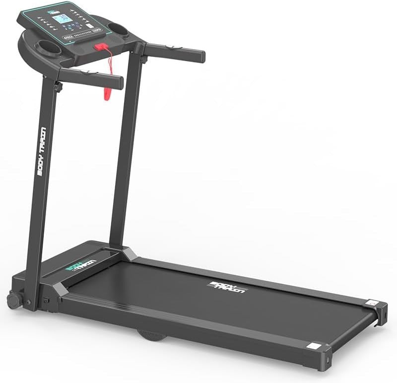Foldable Bluetooth Treadmill Home Gym 10km/h App Compatible Compact