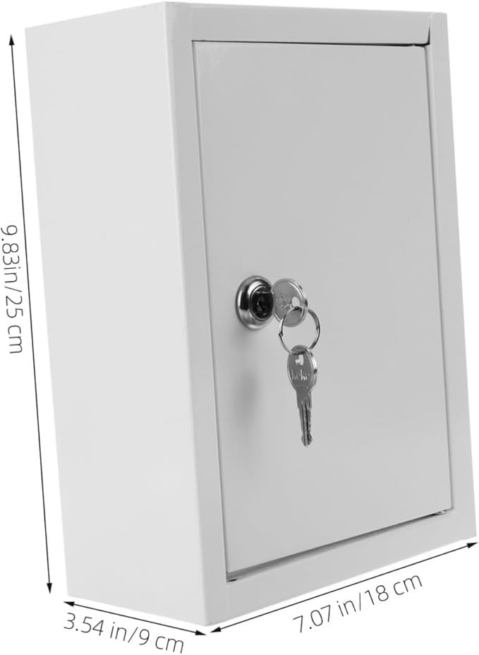 Lockable Wall Mounted Mailbox for Porch – Secure Milk Bottle & Package Storage