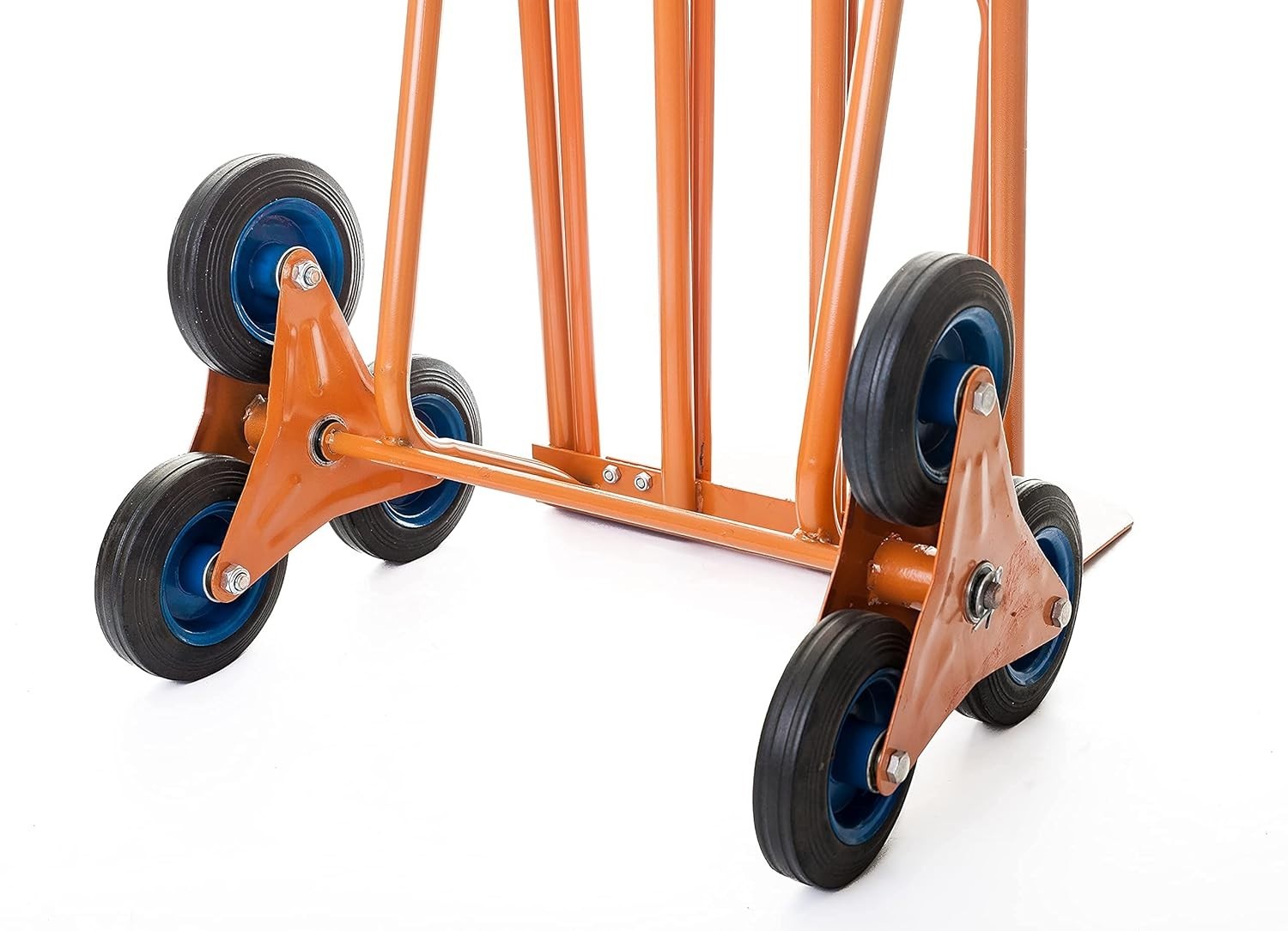 Stair Climbing Sack Truck 200kg Heavy Duty Triple Wheel Extended Load Plate