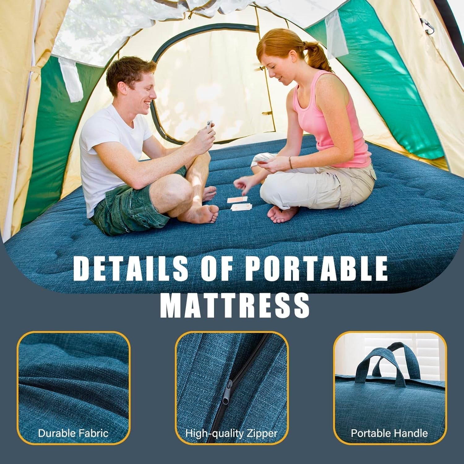 Foldable Foam Futon Mattress Outdoor Indoor Bed Guest Floor Camping Pad
