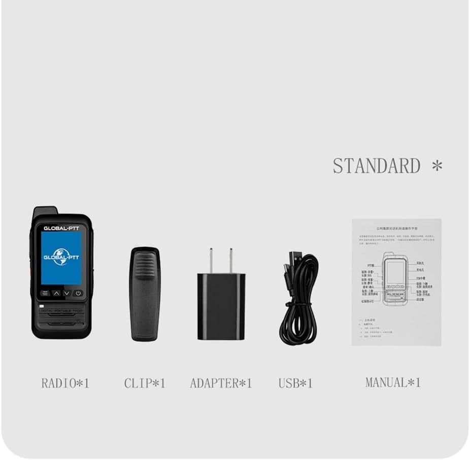 4G GPS PTT Walkie Talkies IP67 Waterproof Unlimited Range 2 Pack