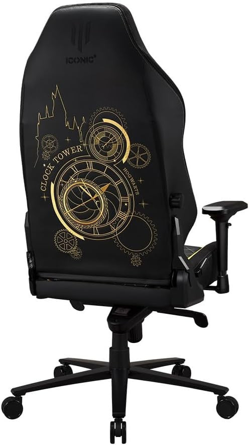 Premium XL Gaming Chair Ergonomic High Back Office Chair Gold Black