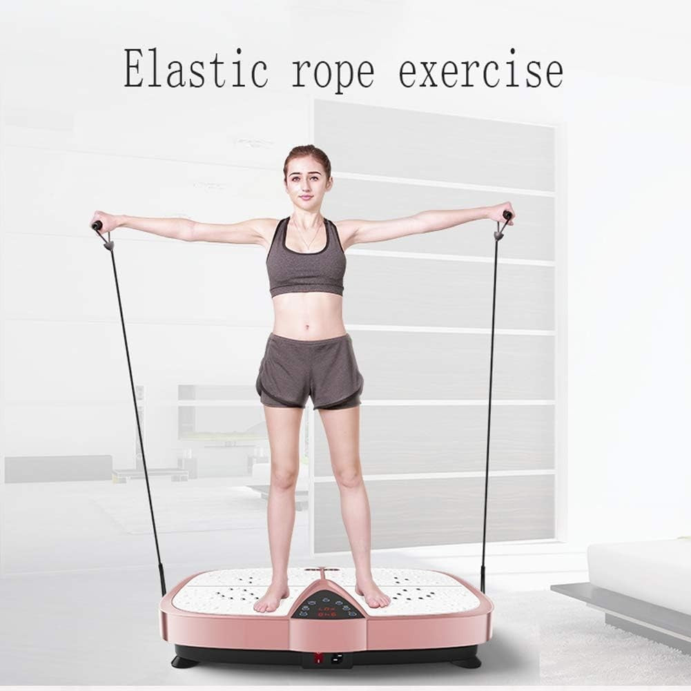 Ultra Slim Vibration Plate Trainer Touch LED Bluetooth Home Fitness