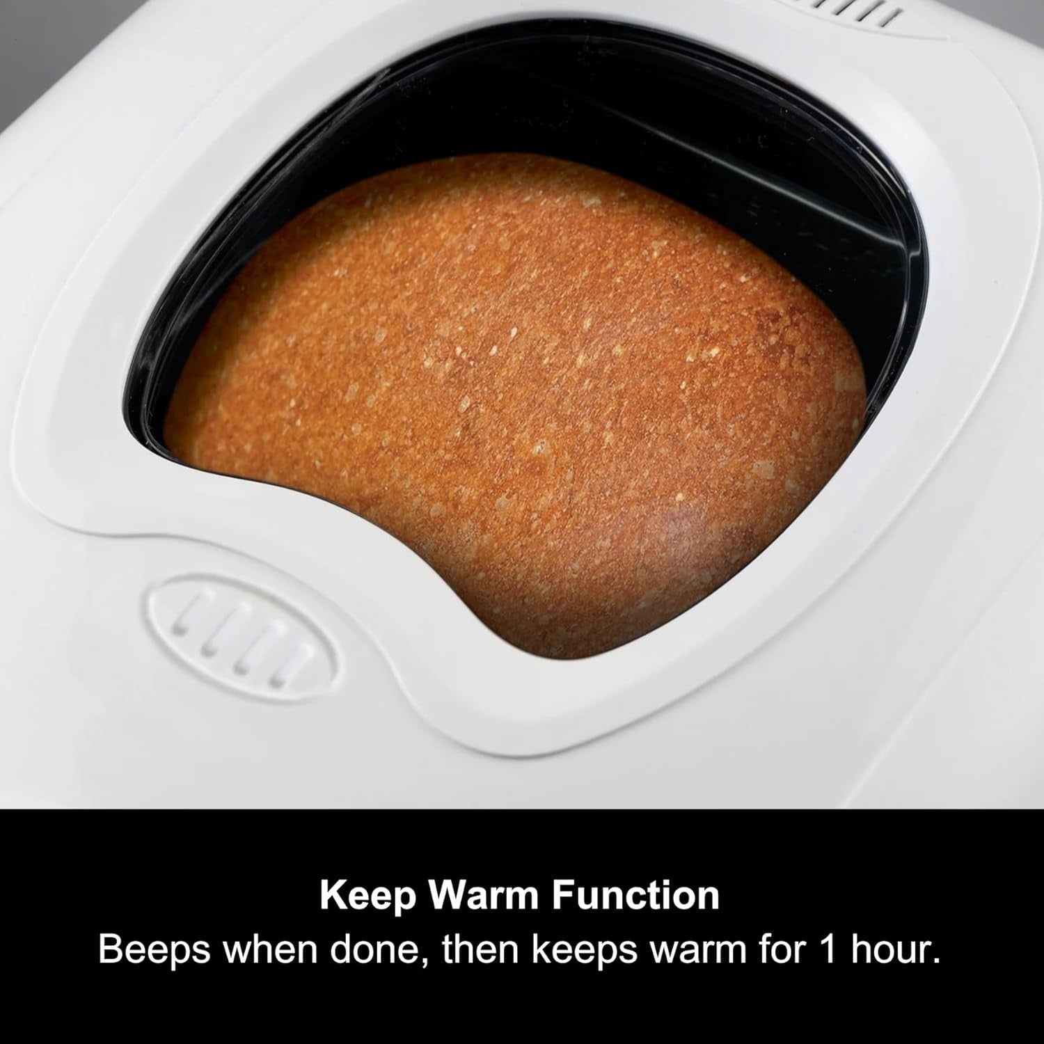 Fastbake Bread Maker Machine 12 Programs Timer 1.5lb 2lb Loaf Keep Warm White