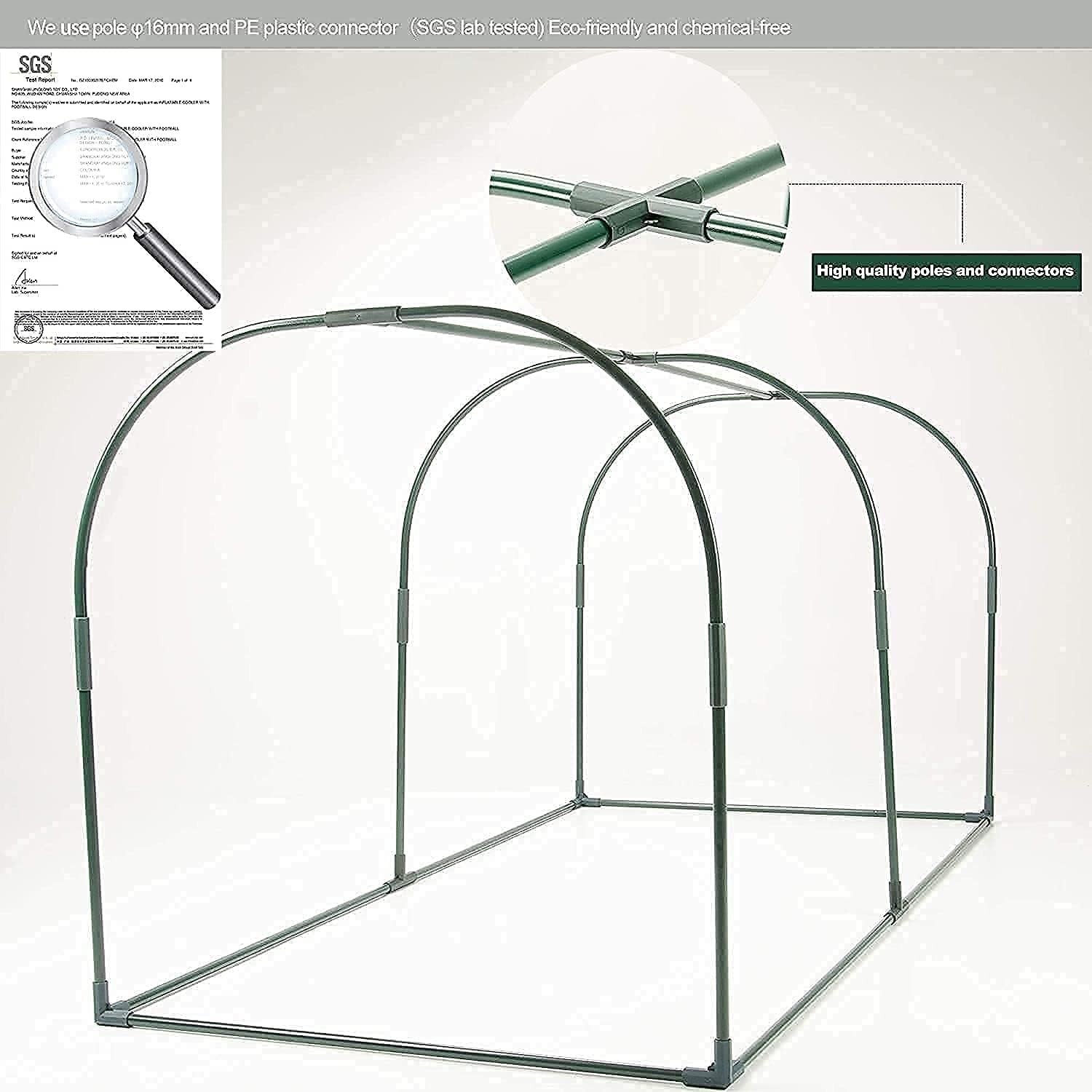 Portable Chicken Run Walk In Poultry Pen 180x90cm