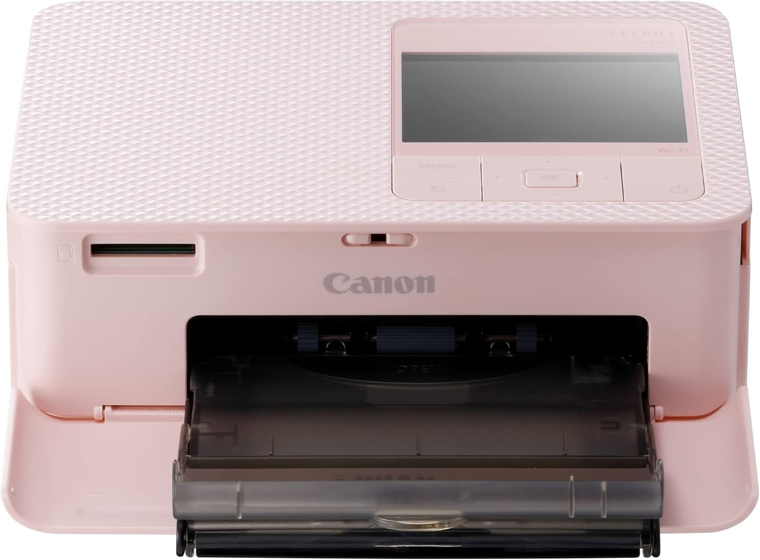 Wireless Compact Photo Printer with RP-108 Ink Paper Set - Pink