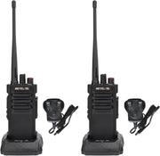 DMR Walkie Talkies IP67 Waterproof Long Range 128CH 3200mAh 2 Pack