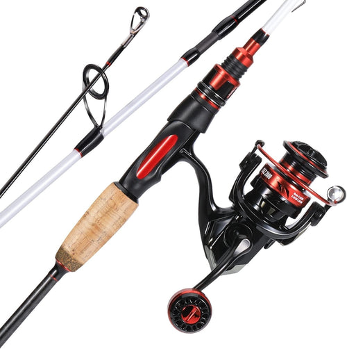 2.1m Carbon Fibre Spinning Rod & Reel Combo – Bass Fishing Set