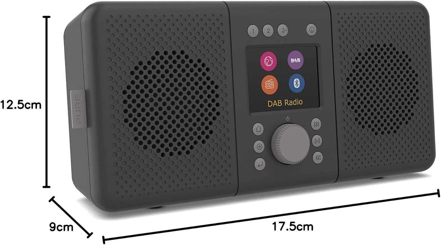 Portable DAB/DAB+ & FM Internet Radio with Bluetooth, USB, TFT Display