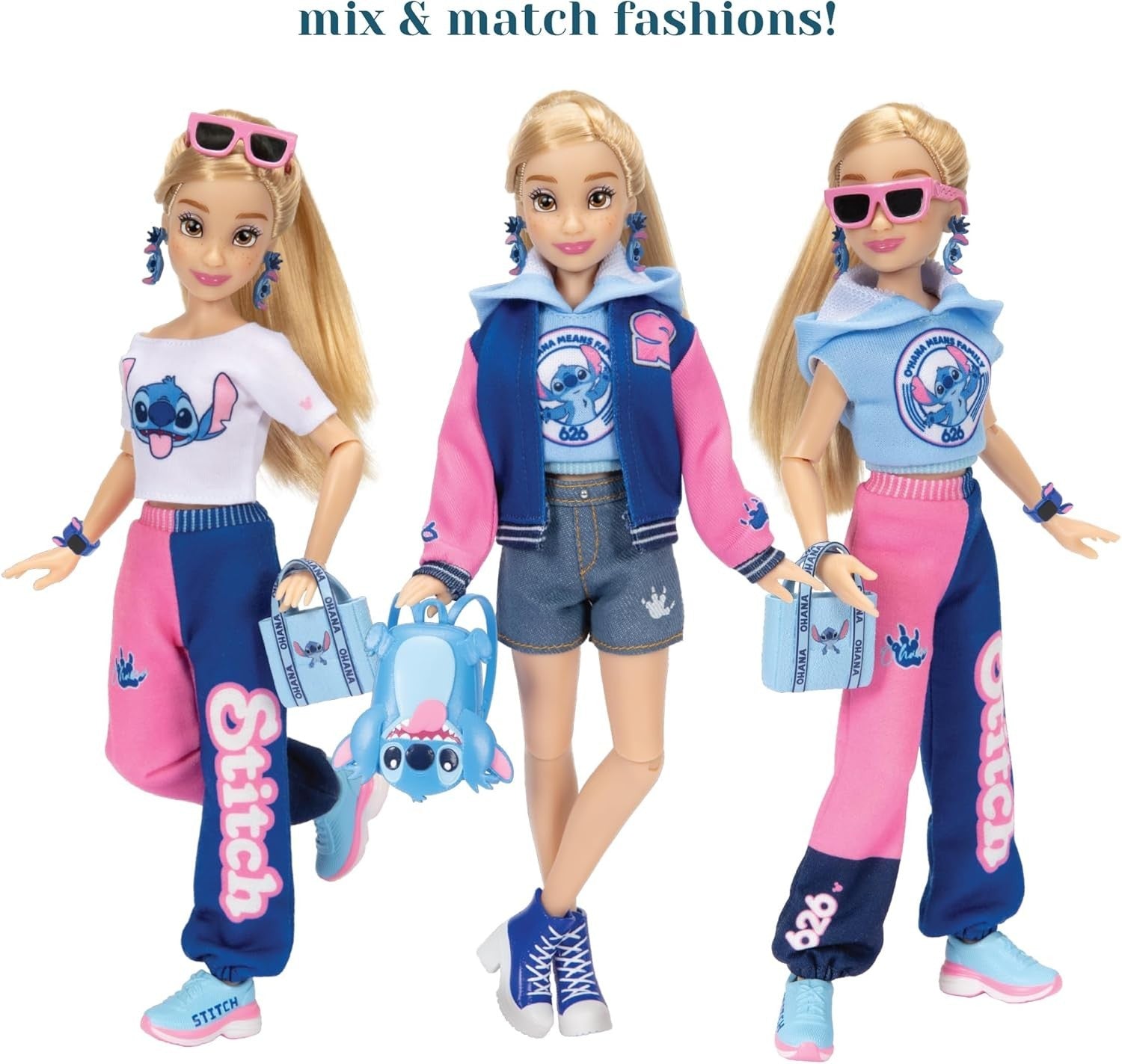 30cm Poseable Fashion Doll Varsity Jacket 2 Outfits Accessories Gift