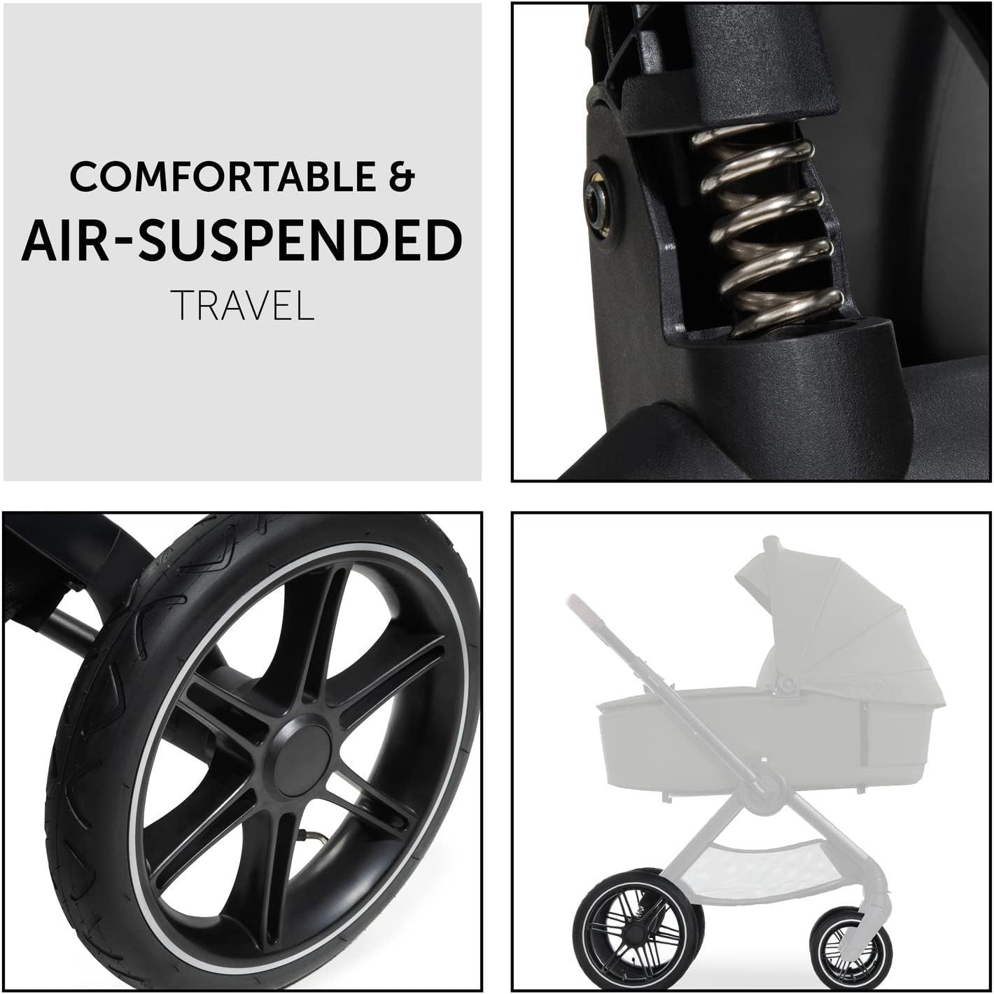 Walk N Care 2-in-1 Pram & Pushchair Dark Olive Lightweight Foldable Stroller