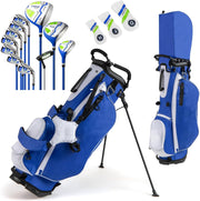 Right Hand Golf Club Set 12pc Woods Irons Wedges Putter Stand Bag