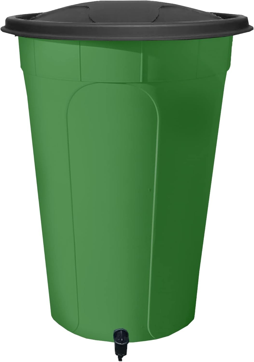 210L Green Water Butt Kit With Stand Tap & Lid Heavy Duty Rain Barrel