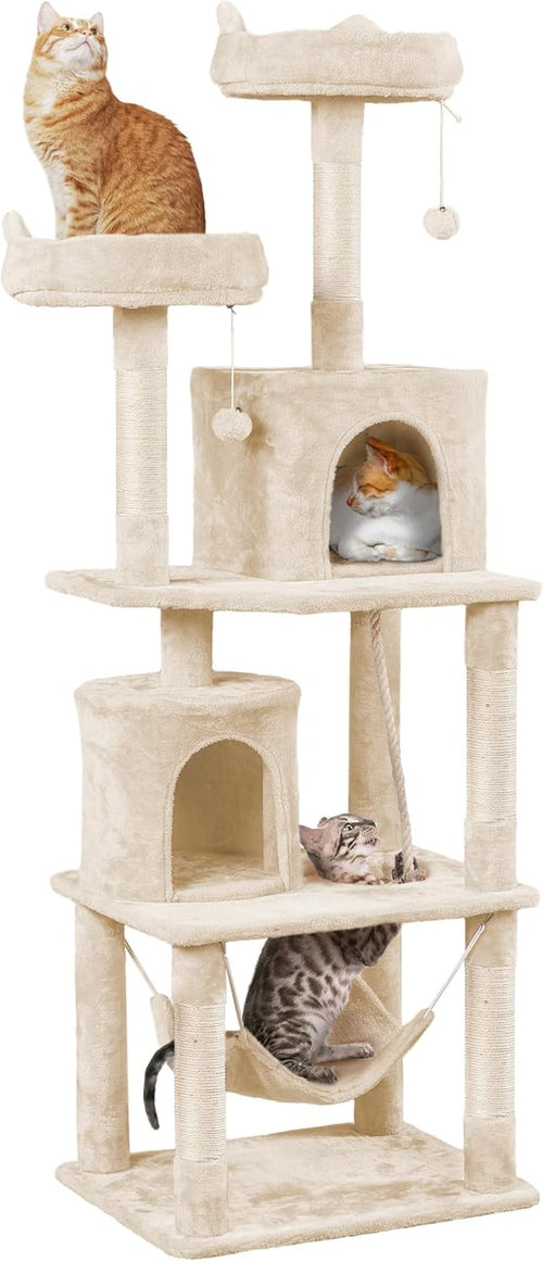 179cm Cat Tree Tower Multi Level Scratching Post Indoor Climber Condo