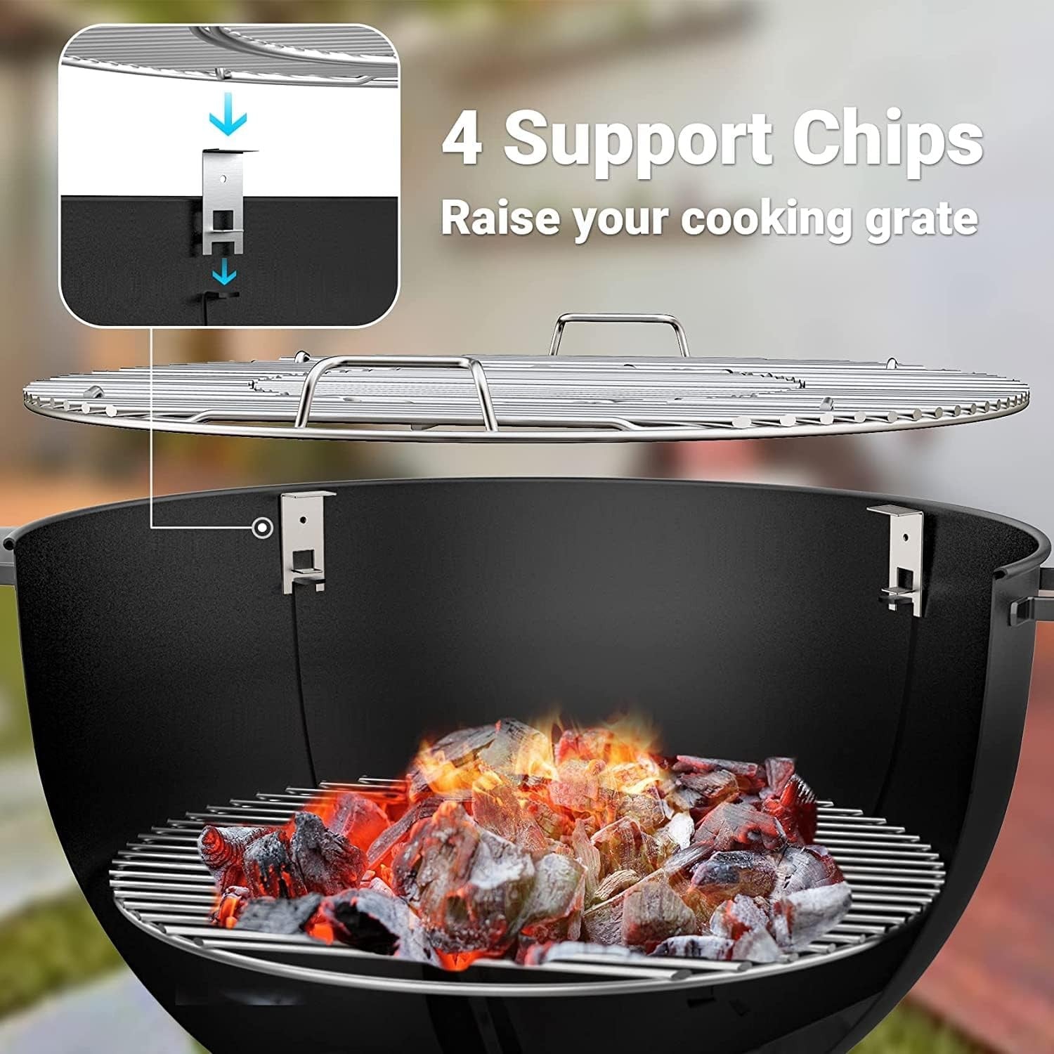 Pizza Oven Conversion Kit for BBQ Grills | 57cm Stone Set with Peel & Thermomete