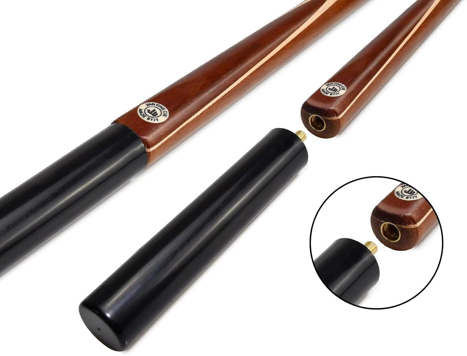 Professional 57in 3/4 Joint Snooker Cue Ash Shaft 18oz 10mm Tip