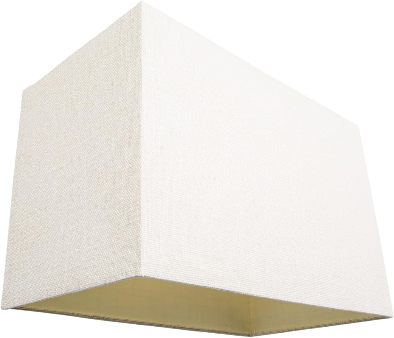 Large Rectangular Cream Linen Lampshade 40cm Table Floor Lamp Shade