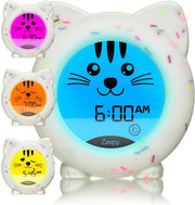 Kids Sleep Trainer Clock Night Light Alarm USB Rechargeable Drop Proof