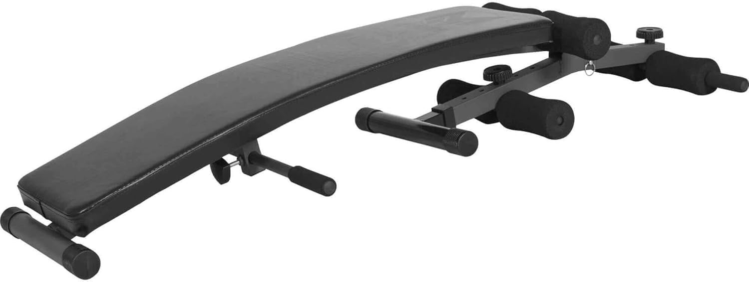 Foldable Adjustable Sit Up Bench Ab Crunch Core Trainer Home Gym