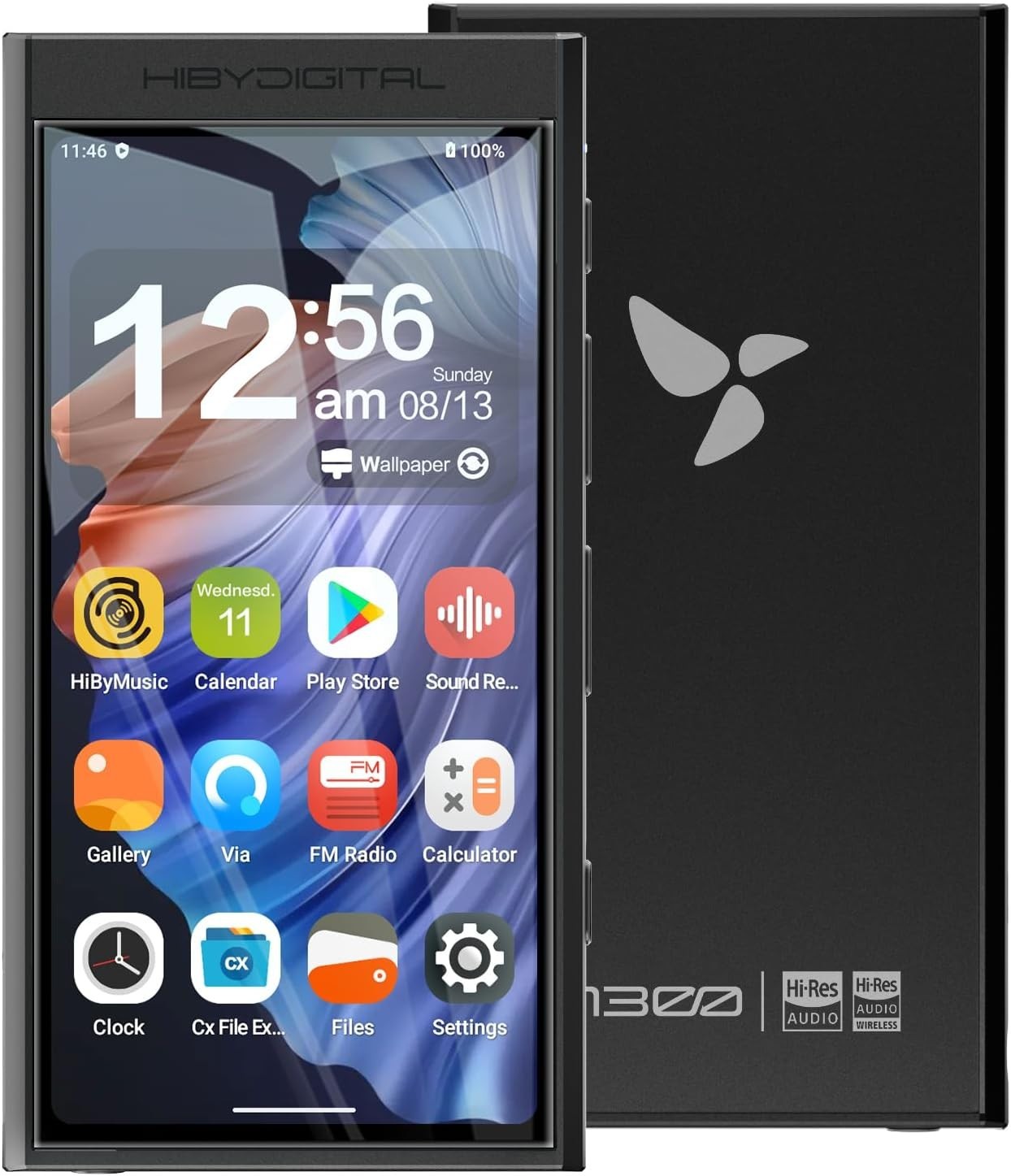 Android 13 MP3 Player Bluetooth WiFi HiFi Audio Touchscreen 32GB Black