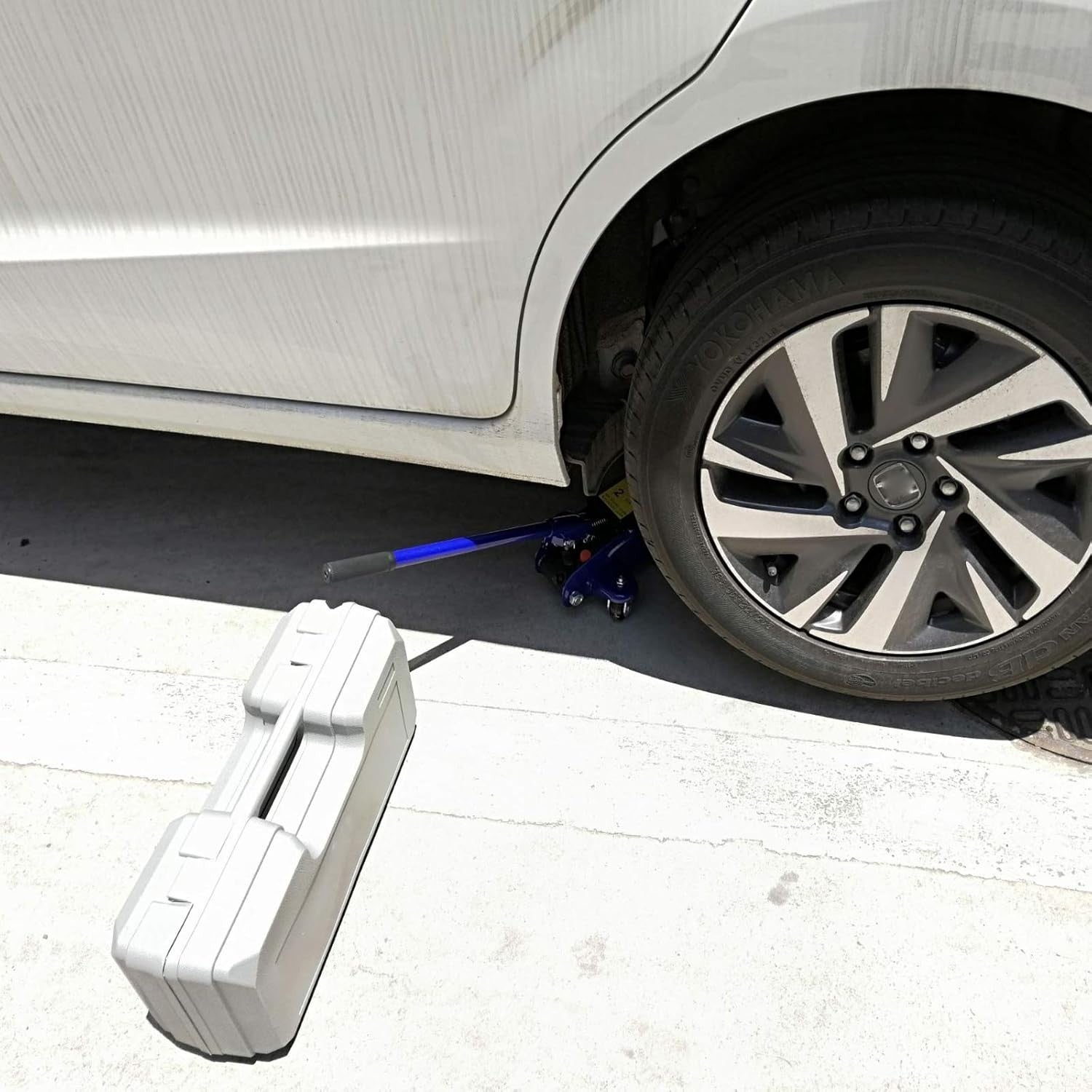 2 Ton Hydraulic Trolley Jack Heavy Duty Car Van Lift 135–320mm Rocket Rise+Case