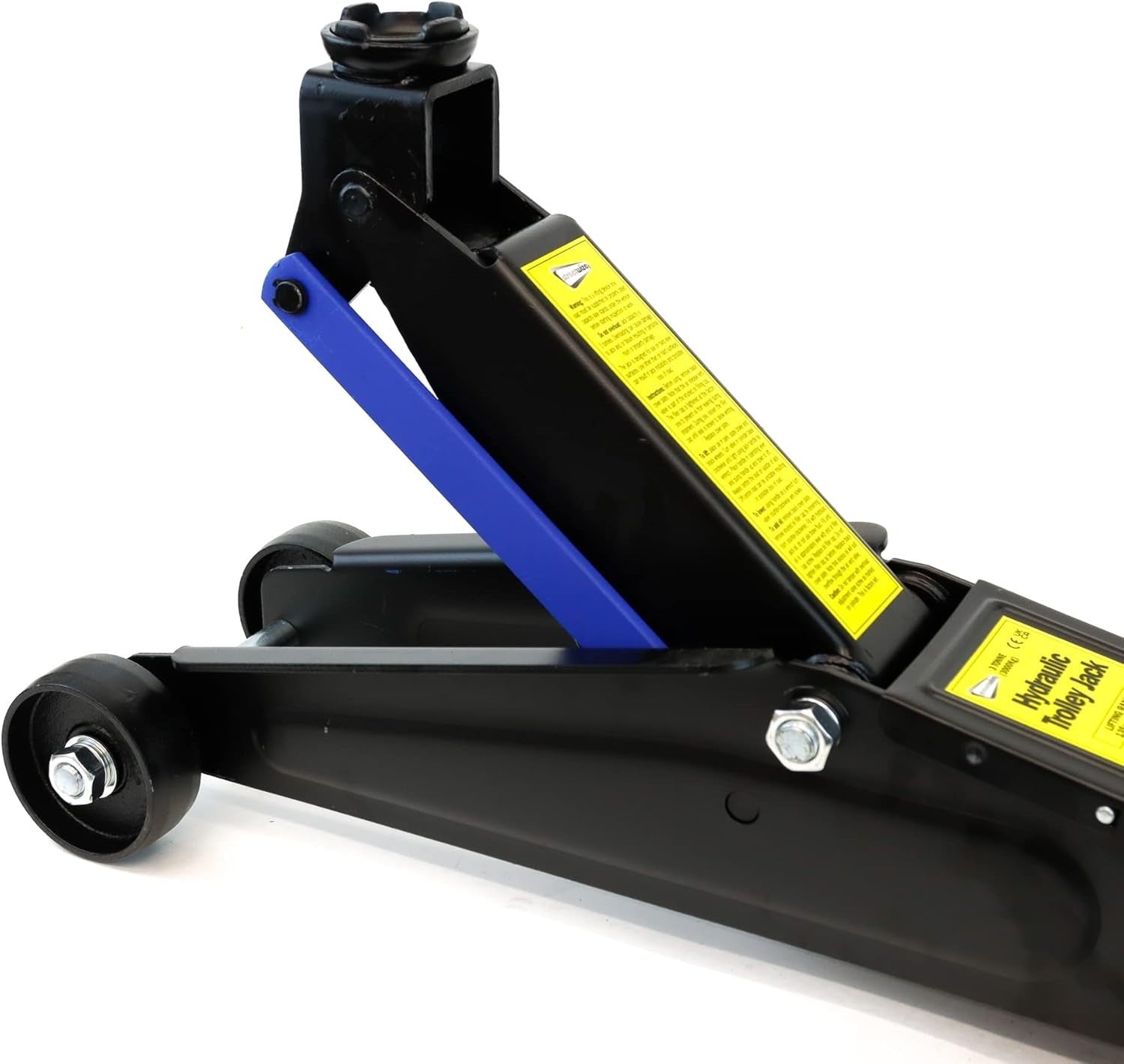 3 Ton Trolley Jack Heavy Duty Car Van Lift 135–430mm with Extension Bar & Castor