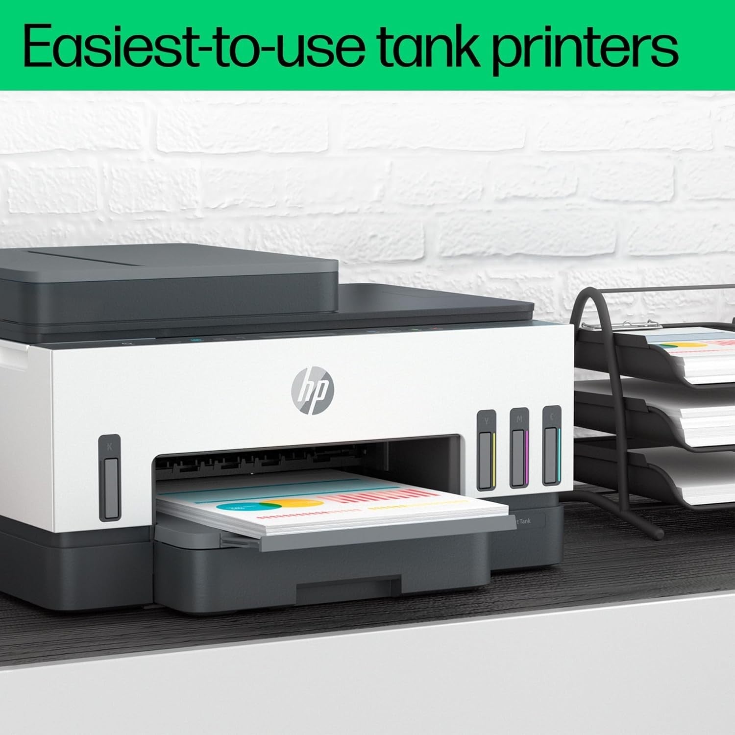 All-In-One Grey Wireless Printer Duplex Feeder Scan Copy Fax Home Office