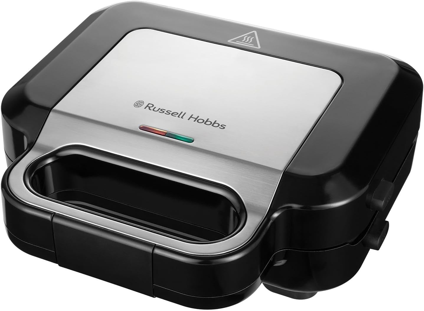 3-in-1 Sandwich Maker Waffle Panini Grill 680W Removable Plates