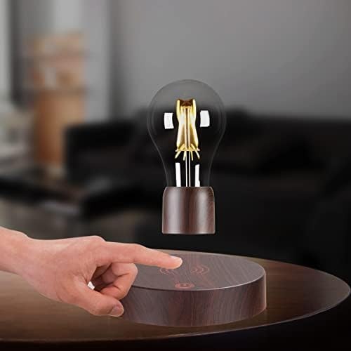 Lacquered Magnetic Levitating LED Bulb Floating Desk Lamp