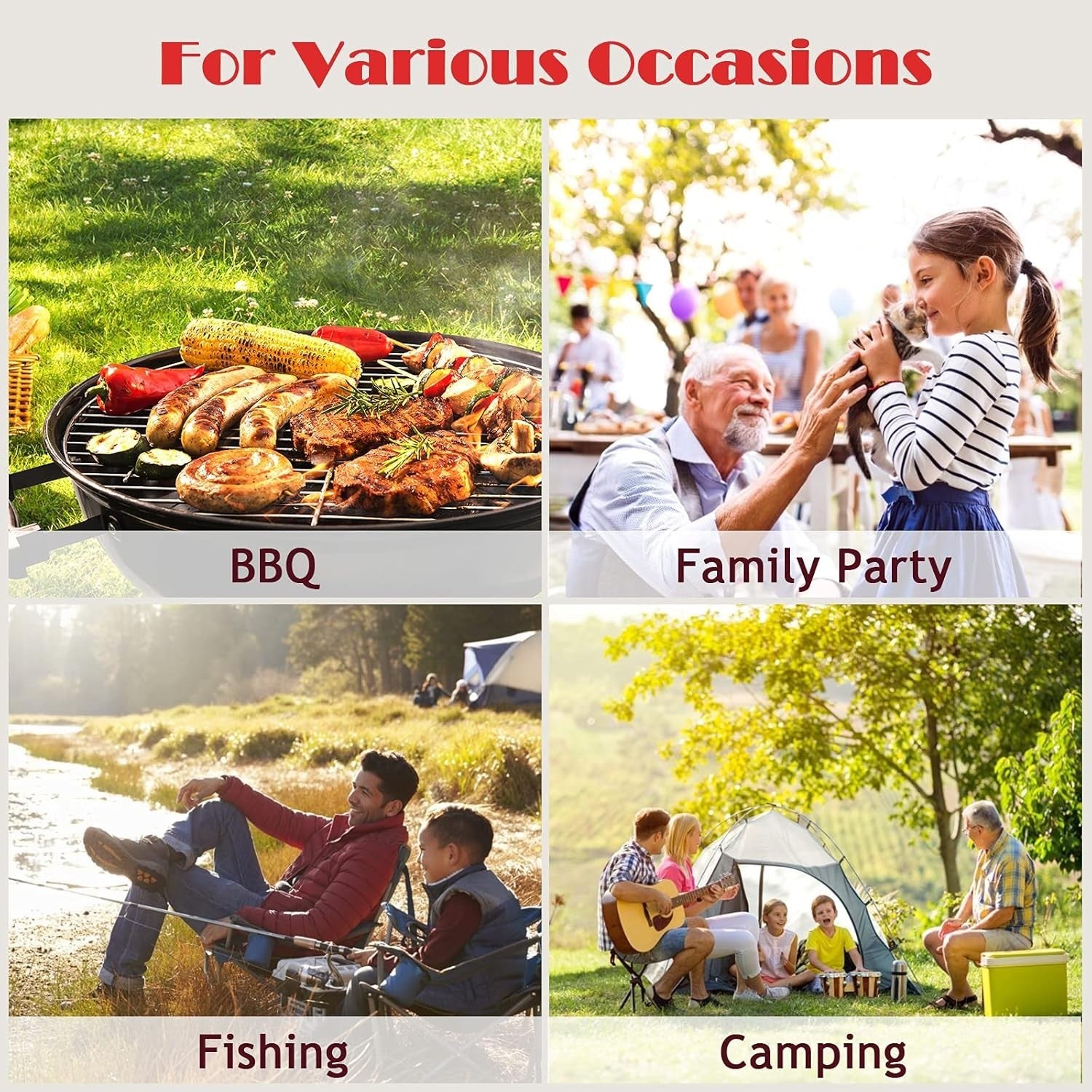 Folding Camping Kitchen Table Portable Outdoor Storage BBQ Picnic 172x48x110cm