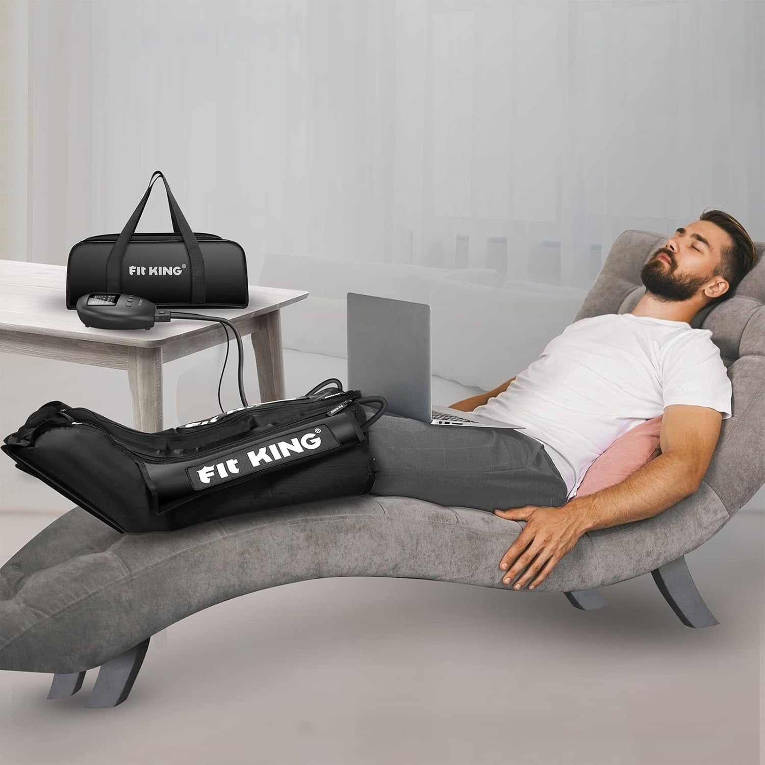 Leg Compression Massager for Circulation Pain Relief Swelling Recovery
