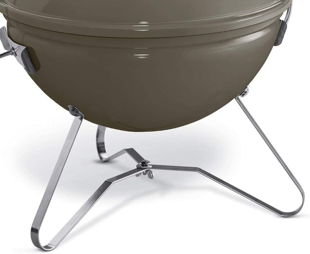 Portable Charcoal BBQ Grill 37cm Tuck-N-Carry Handle, Outdoor Garden & Camping