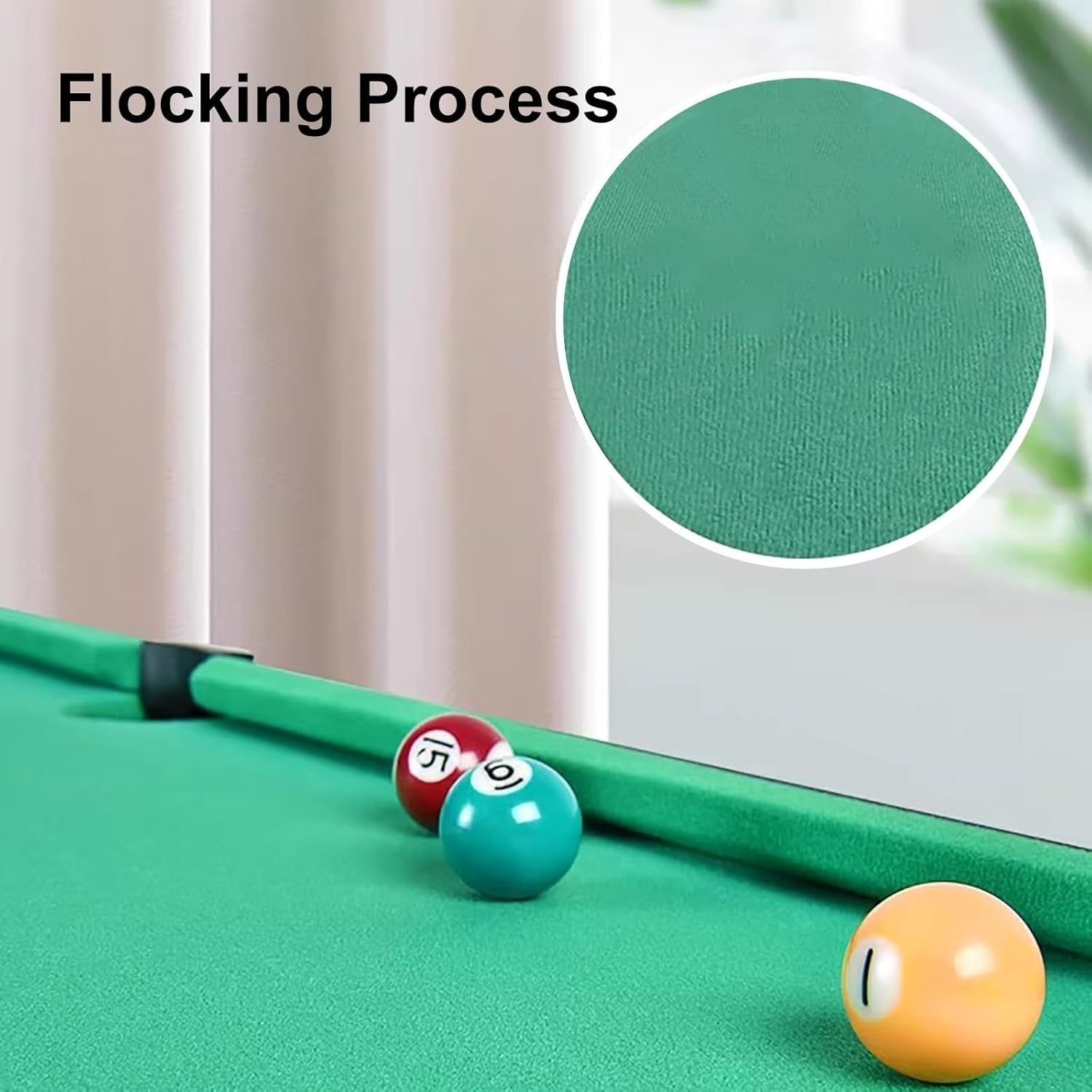 Compact Foldaway Pool Table Portable Billiards Game w Full Accessories