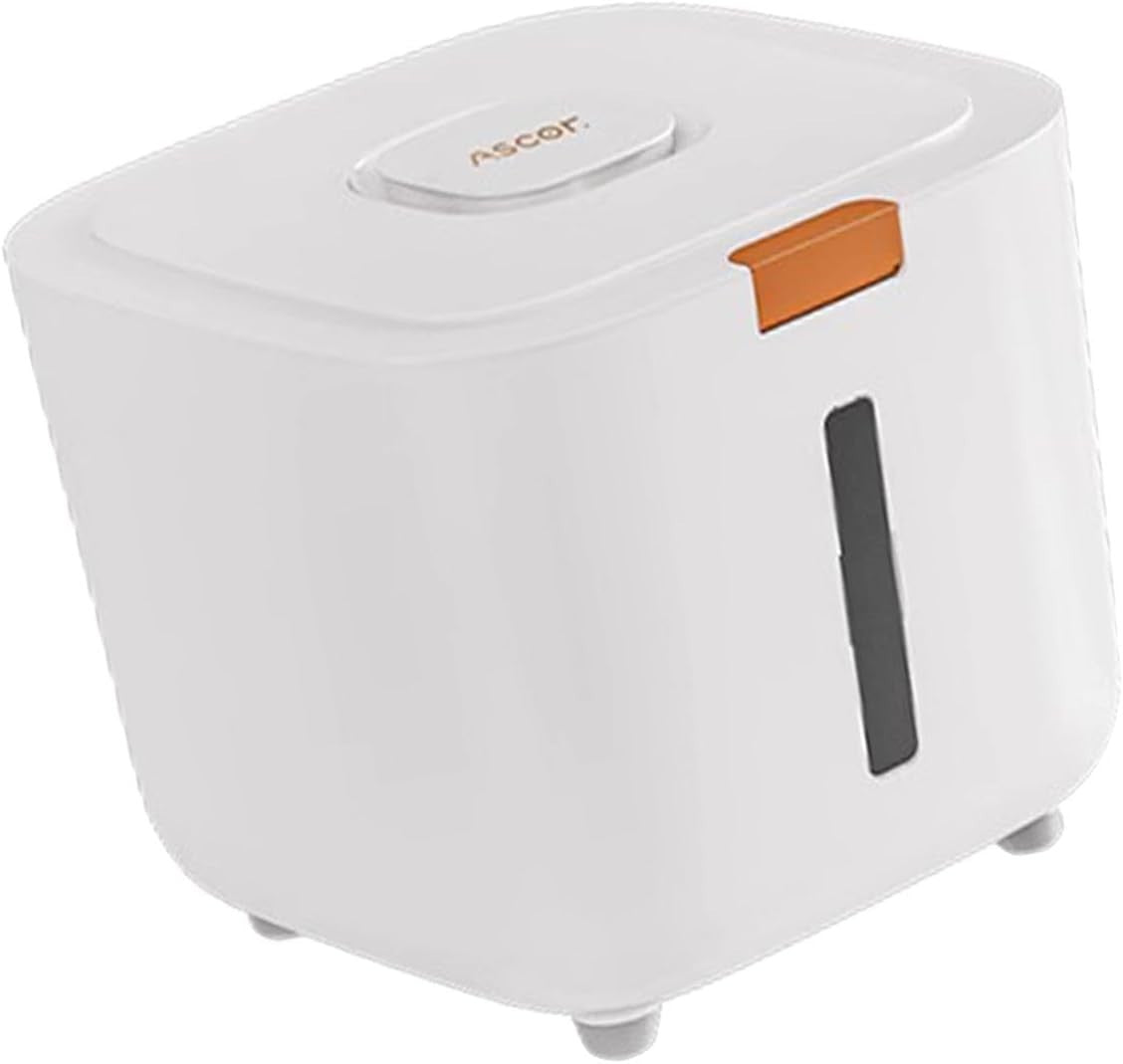 10KG Airtight Rice Storage Container with Measuring Cup Grain Dispenser
