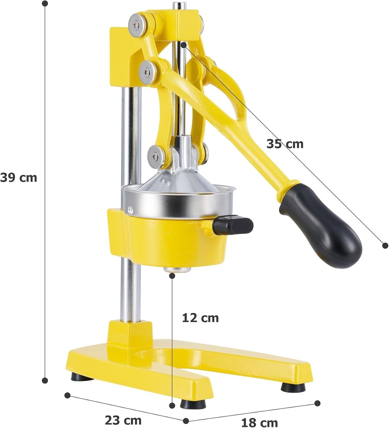 Commercial Manual Citrus Juicer Heavy Duty Hand Press Orange Lemon