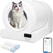 Self Cleaning Cat Litter Box 85L App Control Odor Free Auto Tray