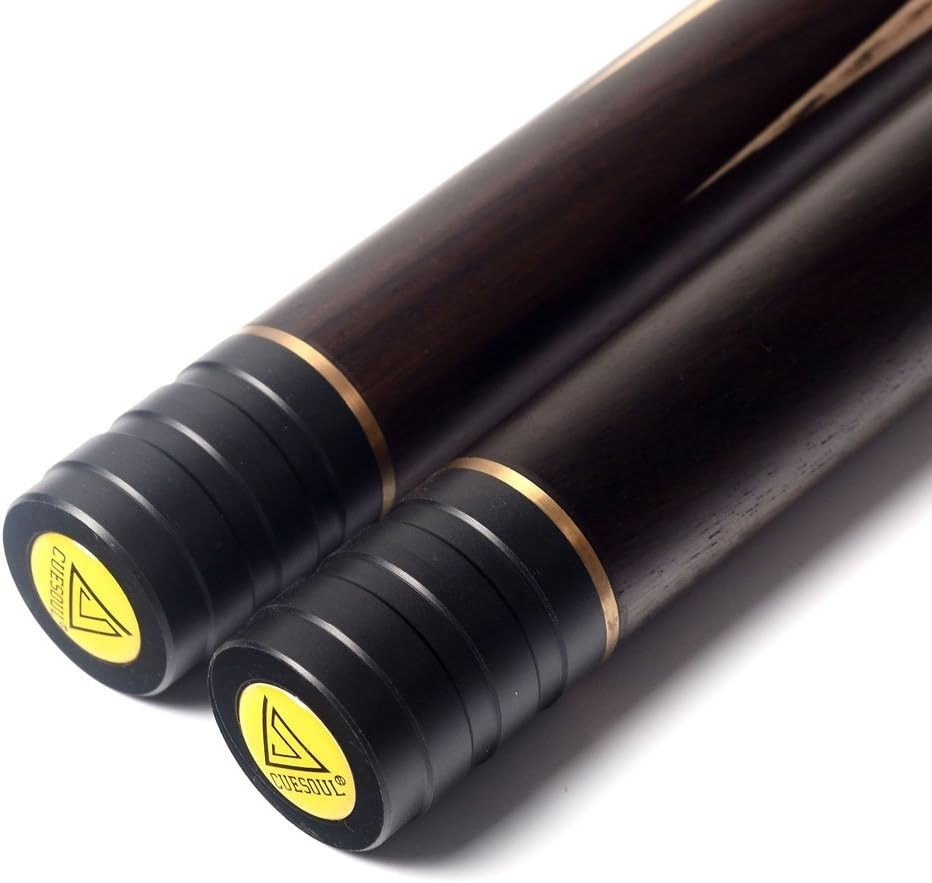 57" 3/4 Joint Ash Snooker Pool Cue 9.5mm Tip Extensions Case