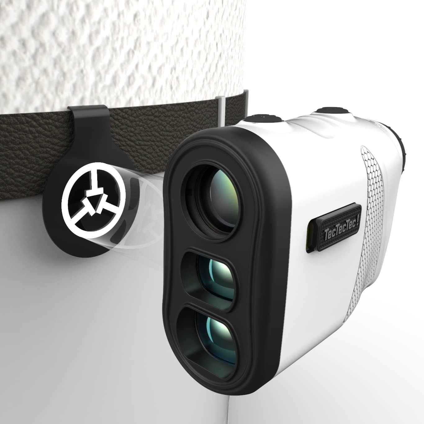 Golf Rangefinder with Slope Flag Lock Magnetic Holder 1200 Yards