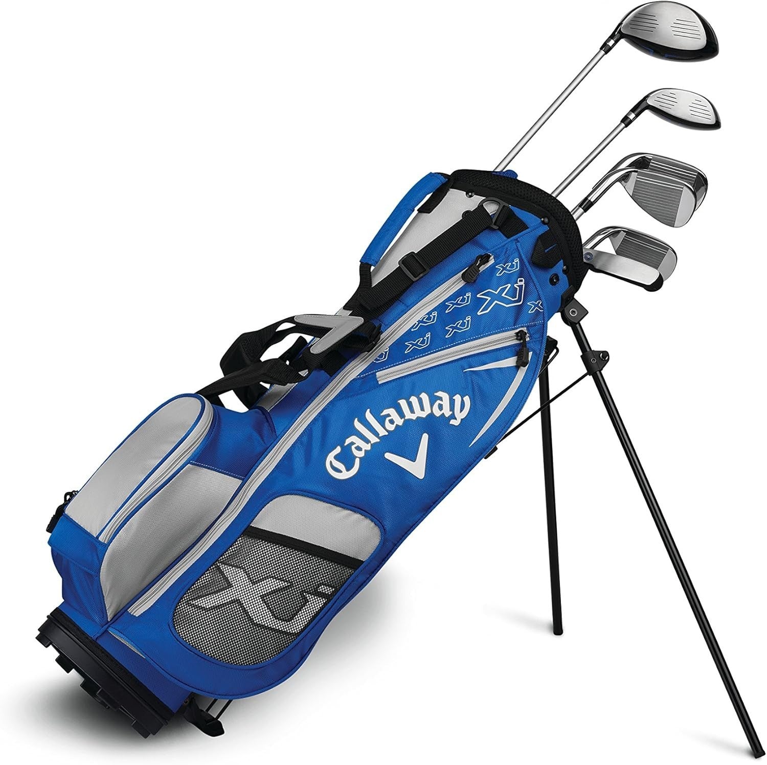 Junior Golf Club Set Kids Right Hand Fairway Irons Putter Stand Bag