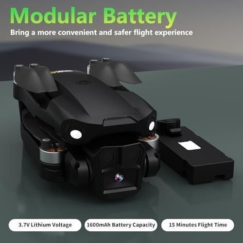 4K HD Foldable Drone w/ Brushless Motor Optical Flow 90° Camera Altitude Hold