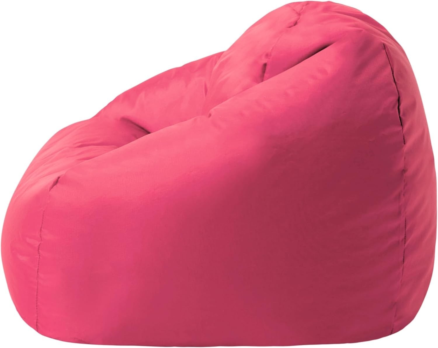 Kids Bean Bag Chair Large Pink Water-Resistant Seat for Playroom Garden