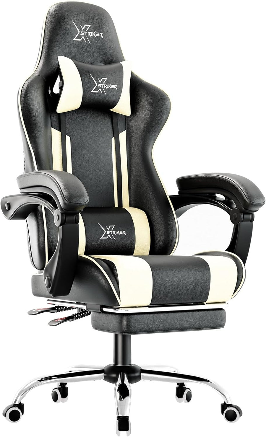 Ergonomic Gaming Chair PU Leather Racing Office Desk Recliner Footrest Swivel