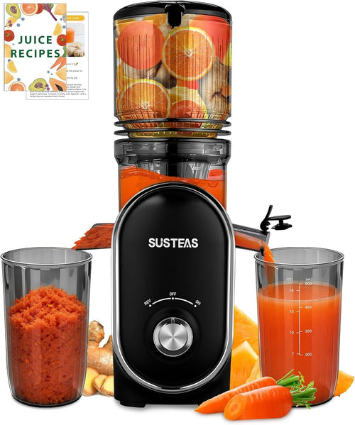 Cold Press Juicer 300W 5.3in Wide Feed Chute Whole Fruit High Yield