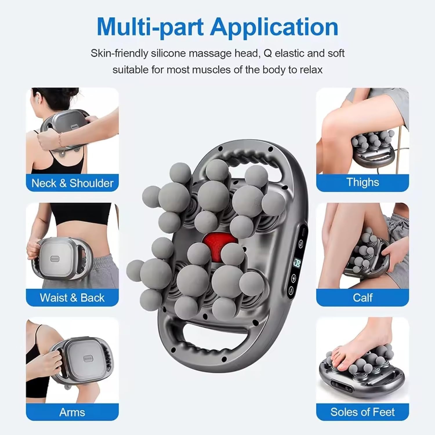 Deep Tissue Percussion Massage Gun 22 Head Full Body Muscle Relief