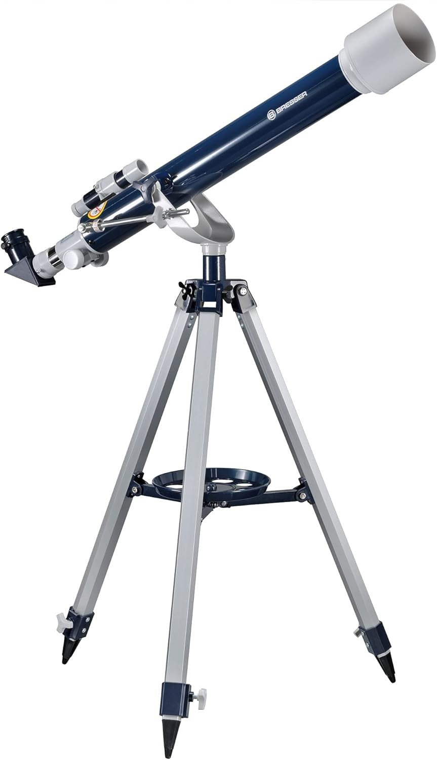 Junior 60/700 AZ Refractor Telescope Blue High Power Kids Astronomy