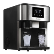 Countertop Ice Maker Ice Crusher Water Dispenser Stainless Steel