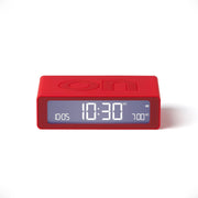 Mini Digital Alarm Clock LED Flip On Off Bedside Rechargeable Retro