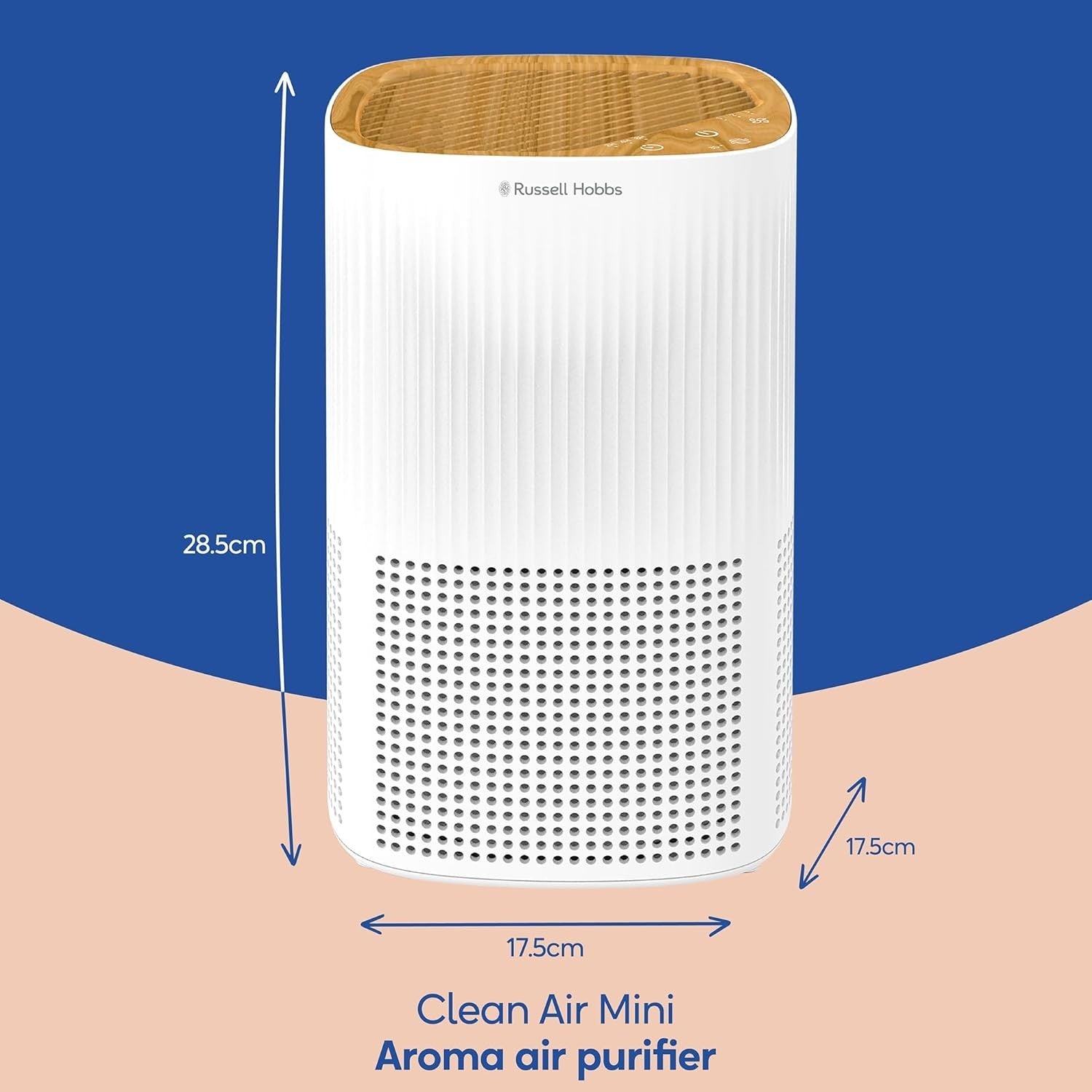 Mini Air Purifier CADR 100m³/h Bedroom Allergy Odor LED Aroma