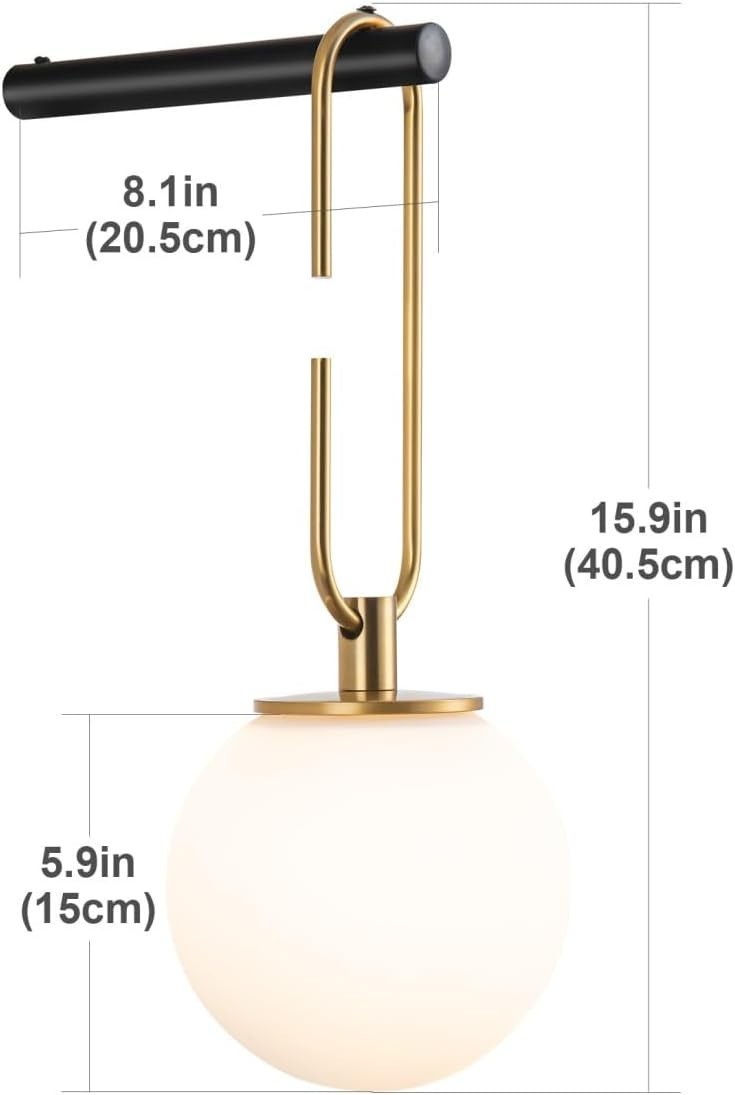 Wireless Battery Operated Wall Sconce Set with Remote Dimmable Lights